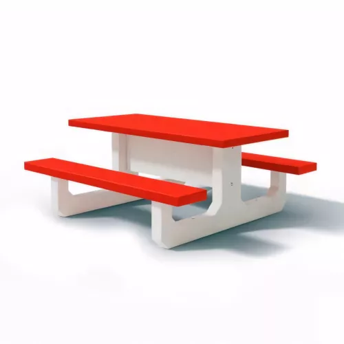 Table de pique-nique en béton RECTANGLE