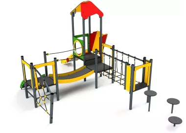 Ensemble de jeu en métal Crux