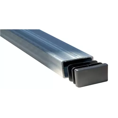 Mât 40 x 80 - hauteur 3 mètre - finition galvanisation avec obturateur