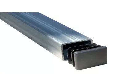 Mât 40 x 80 - hauteur 3 mètre - finition galvanisation avec obturateur