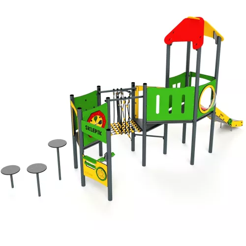 Ensemble de jeu en métal Lacerta