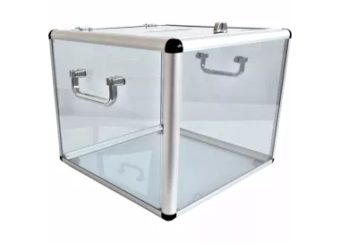 Urne standard carrée PMMA 25L-48L, fente 115mm