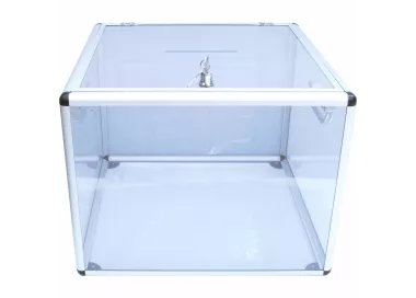 Urne standard carrée PMMA 25L-48L, fente 115mm