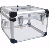 Urne officielle avec compteur, fente et cadenas