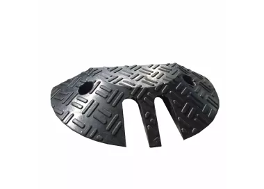 Embout passe-câbles modulaire caoutchouc 2 canaux 35mm