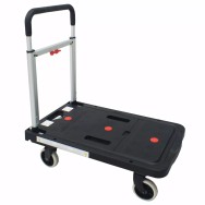 Chariot de manutention pliable acier 130kg