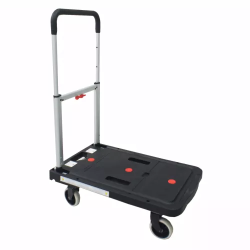Chariot de manutention pliable acier 130kg