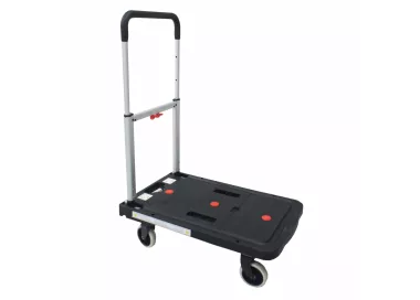 Chariot de manutention pliable acier 130kg