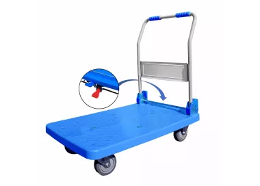 Chariot industriel pliable 150kg avec frein