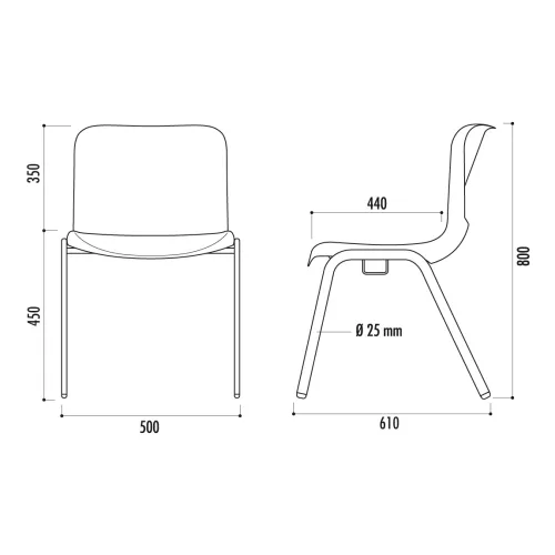 Chaise MILAN