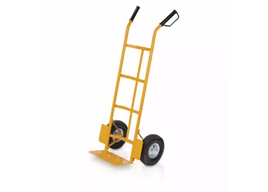 Diable acier fixe 200kg roues pneumatiques