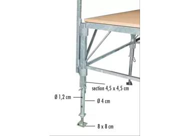 Podium modulable