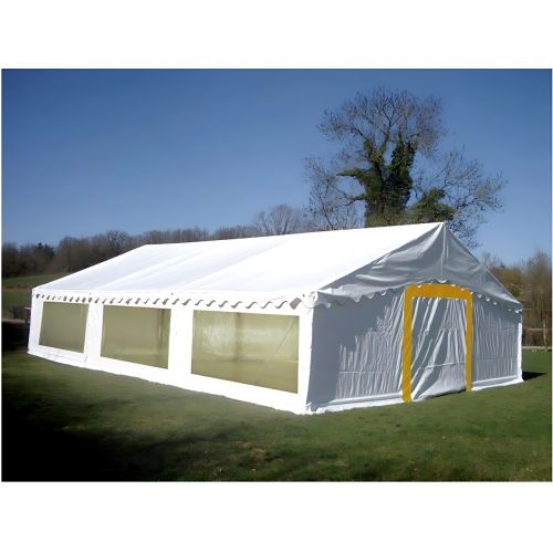 Tente de réception 6 x 12 m - Super Plein Air - 72 m² - Complet cristal
