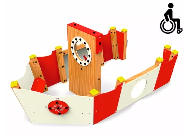 Bateau Pedreñera inclusif en bois 1-12 ans