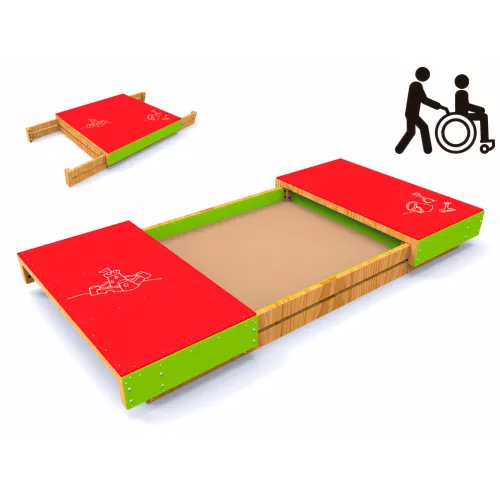 Sablière inclusive en bois avec couvercle