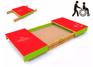 Sablière inclusive en bois avec couvercle