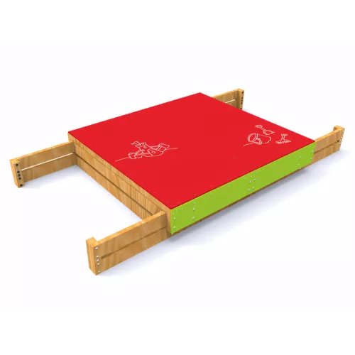 Sablière inclusive en bois avec couvercle