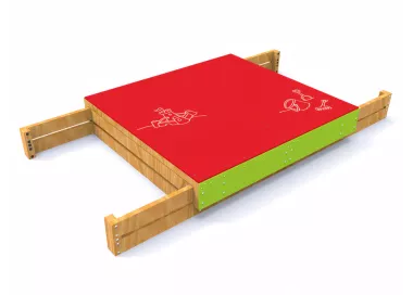 Sablière inclusive en bois avec couvercle