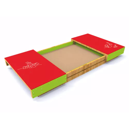 Sablière inclusive en bois avec couvercle