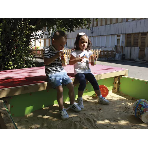 Sablière inclusive en bois avec couvercle