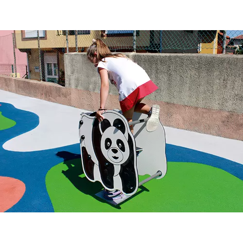 Panda inclusif pour enfants à mobilité réduite