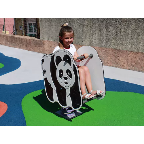 Panda inclusif pour enfants à mobilité réduite
