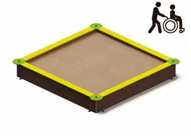 Sablière Bezana inclusive en bois 2,7m