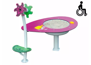 Table de jeux inclusive Eidos avec caléidoscope