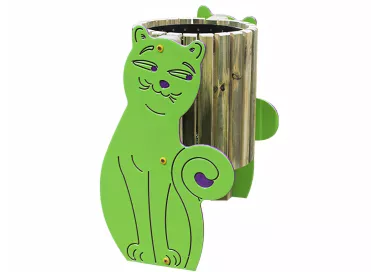 Poubelle chat inclusive en bois 50 litres