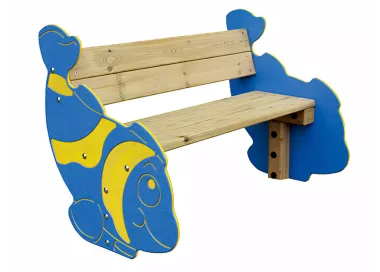 Banc Tropi inclusif en bois pour enfants