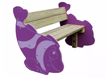 Banc Tropi inclusif en bois pour enfants