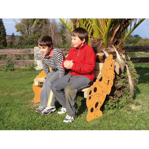Banc dragon Manu inclusif en bois traité