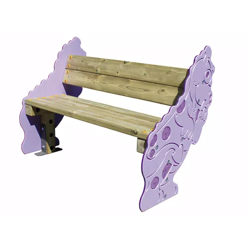 Banc dragon Manu inclusif en bois traité