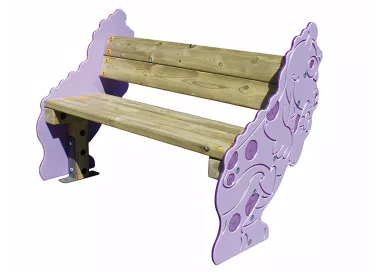 Banc dragon Manu inclusif en bois traité