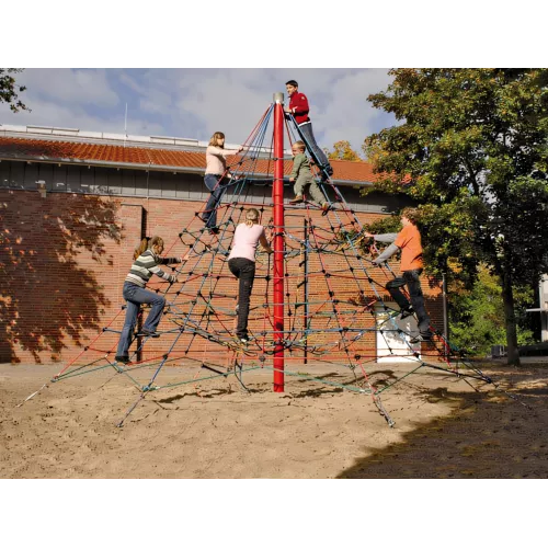 Pyramide de cordes 4,5m en acier galvanisé