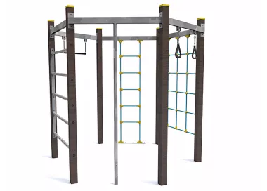 Gymnase hexagonal multiactivités 3-12 ans