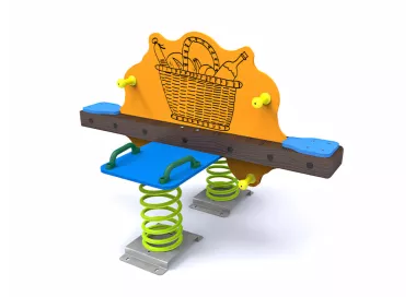 Jeu sur ressort panier Patufet 2 places