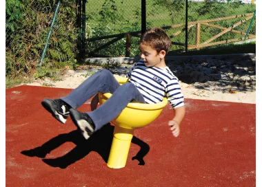 Manège hémisphère incliné pour enfants 3-12 ans