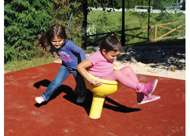 Manège hémisphère incliné pour enfants 3-12 ans