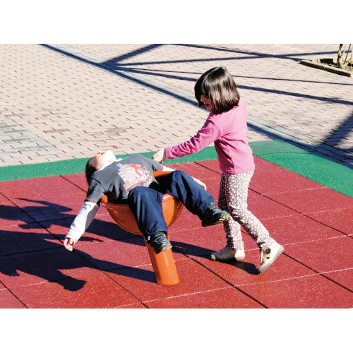 Manège hémisphère incliné pour enfants 3-12 ans