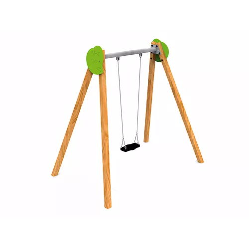 Balançoire en bois Plata 2,85m