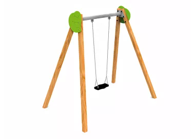 Balançoire en bois Plata 2,85m