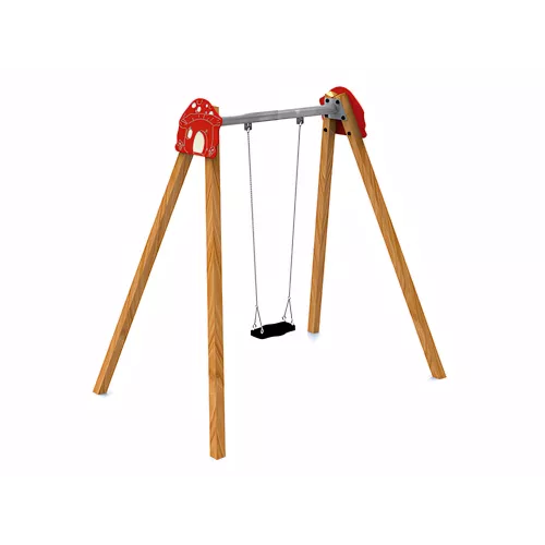 Balançoire en bois Plata 2,85m