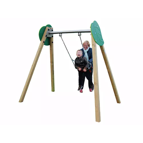 Balançoire berceau en bois traité 2m