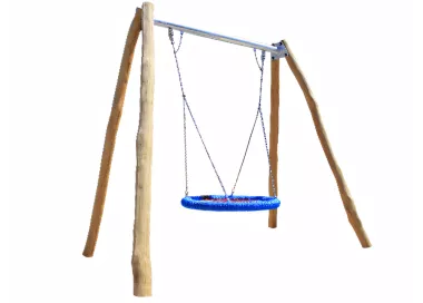 Balançoire panier robinier 1-12 ans extérieur