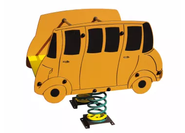 Bus 4 places en polyéthylène pour enfants
