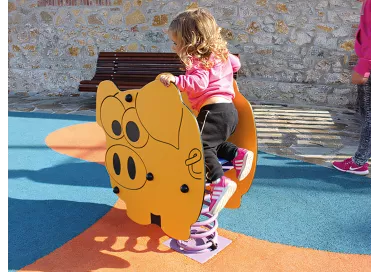 Porc à bascule en polyéthylène 1 place