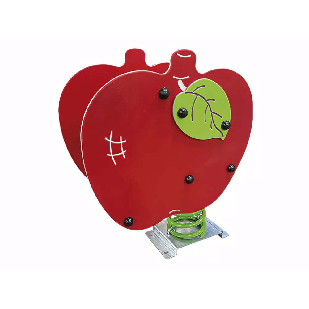 Pomme à bascule rouge pour enfants Pomme à bascule rouge pour enfants