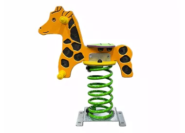 Girafe à bascule en polyéthylène 1 place
