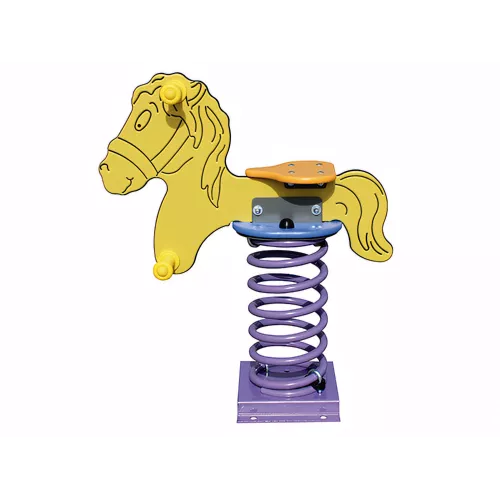 Poney à bascule en polyéthylène 1-12 ans